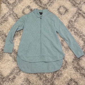 Hooded Cashmere zip up